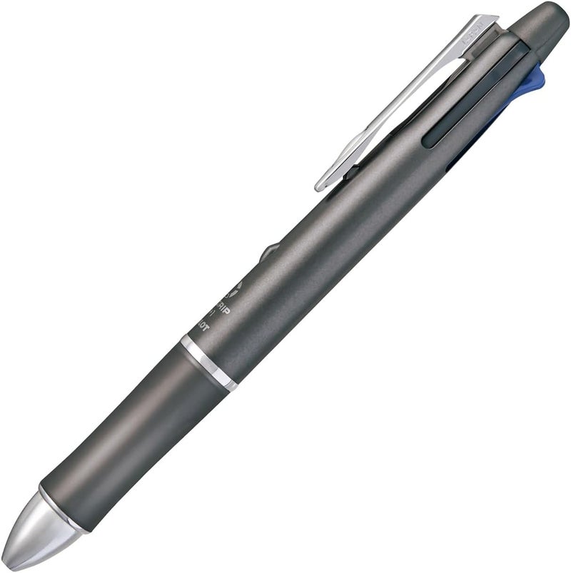 PILOT Dr. Grip Multi Function Pen, 0.5mm Acro Ink Ballpoint Pen, 0.5mm Mechanical Pencil, Gray (BKHDF1SEF-GY) - Image 2